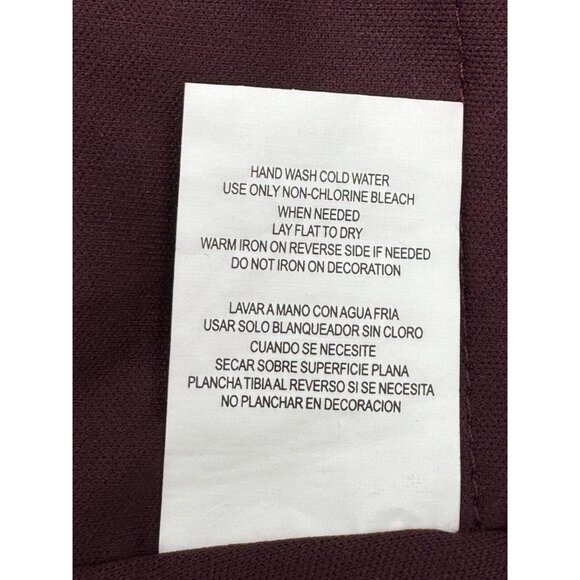 Speechless Kids Burgundy Velvet Sleeveless Dress Size 7 Zip Back Closure - Picture 6 of 11